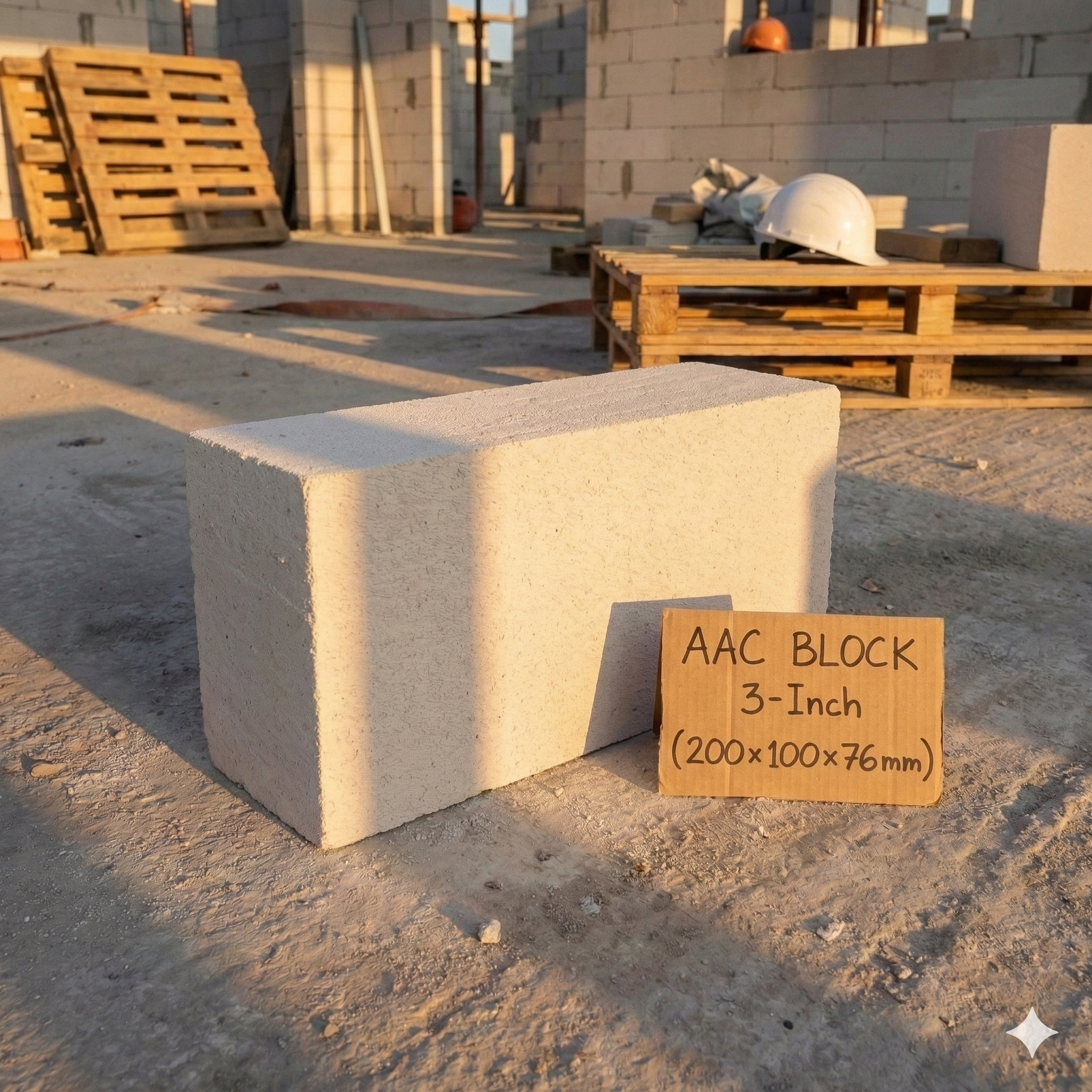 3 inch AAC block
