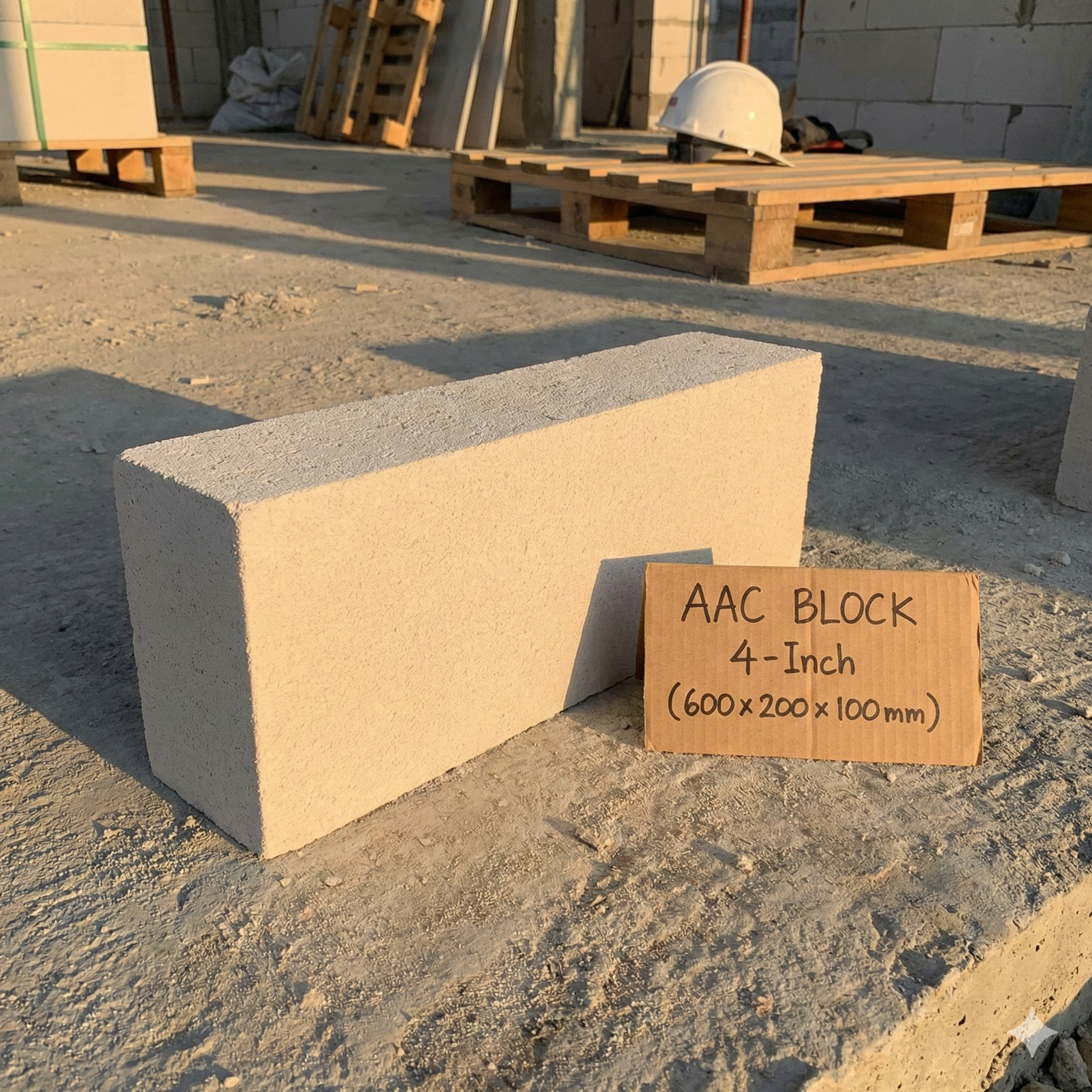 4 inch AAC block